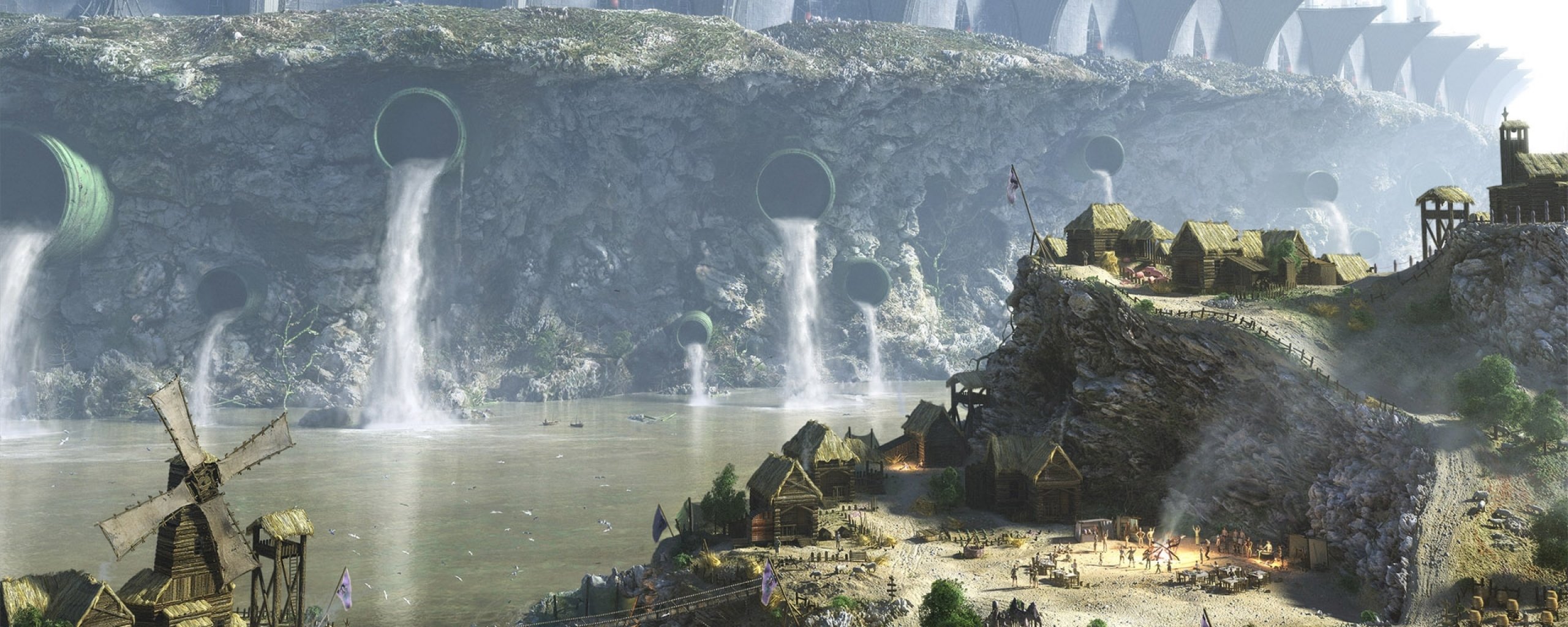 multi, Monitor, Dual, Screen, Widescreen Wallpaper