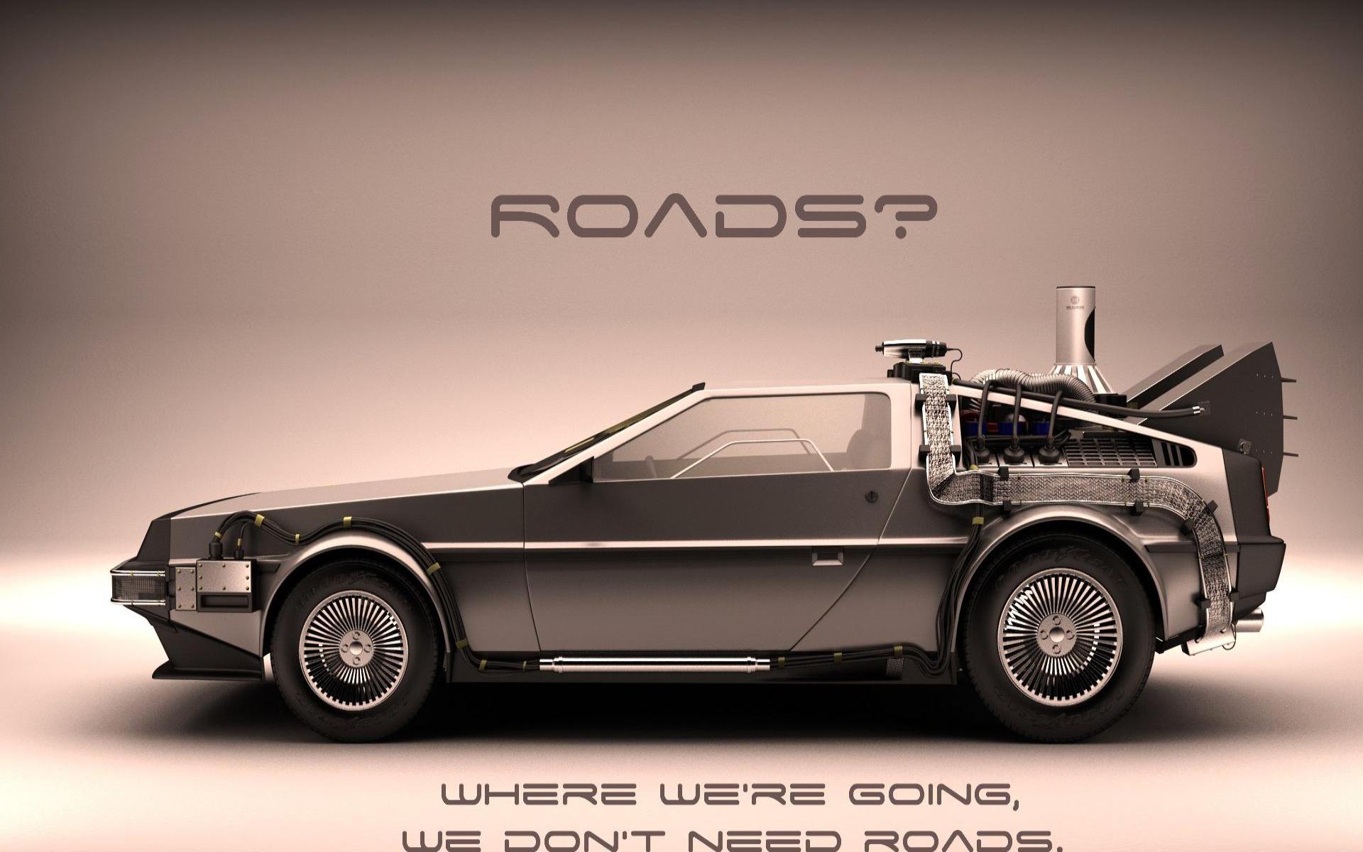back, To, The, Future, Delorean, Dmc 12 Wallpaper