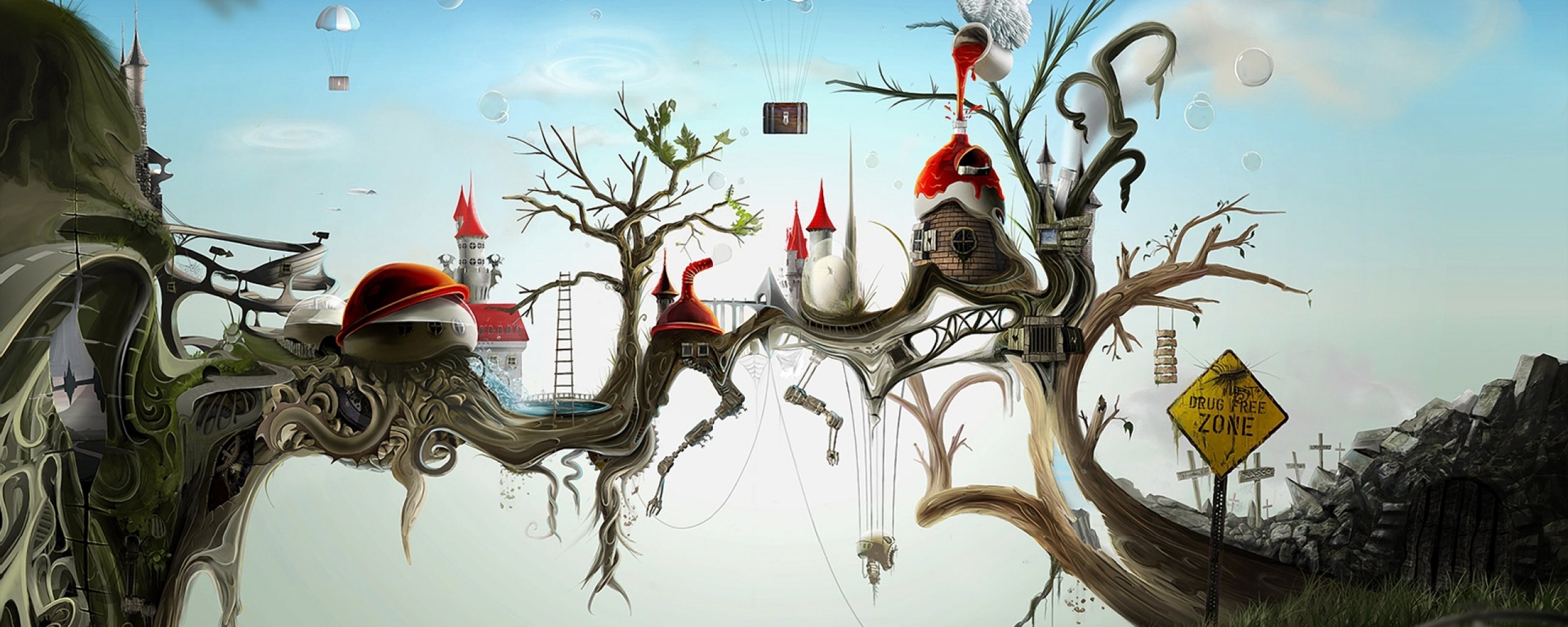 multi, Monitor, Dual, Screen, Widescreen Wallpaper