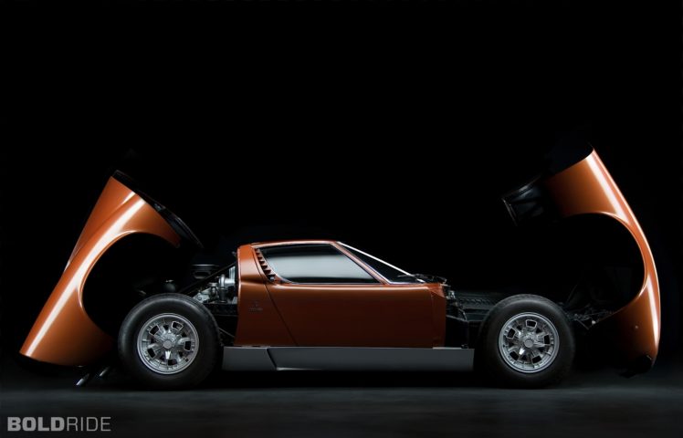 1966, Bertone, Lamborghini, Miura, Supercar, Supercars, Classic, Eingine, Engines HD Wallpaper Desktop Background