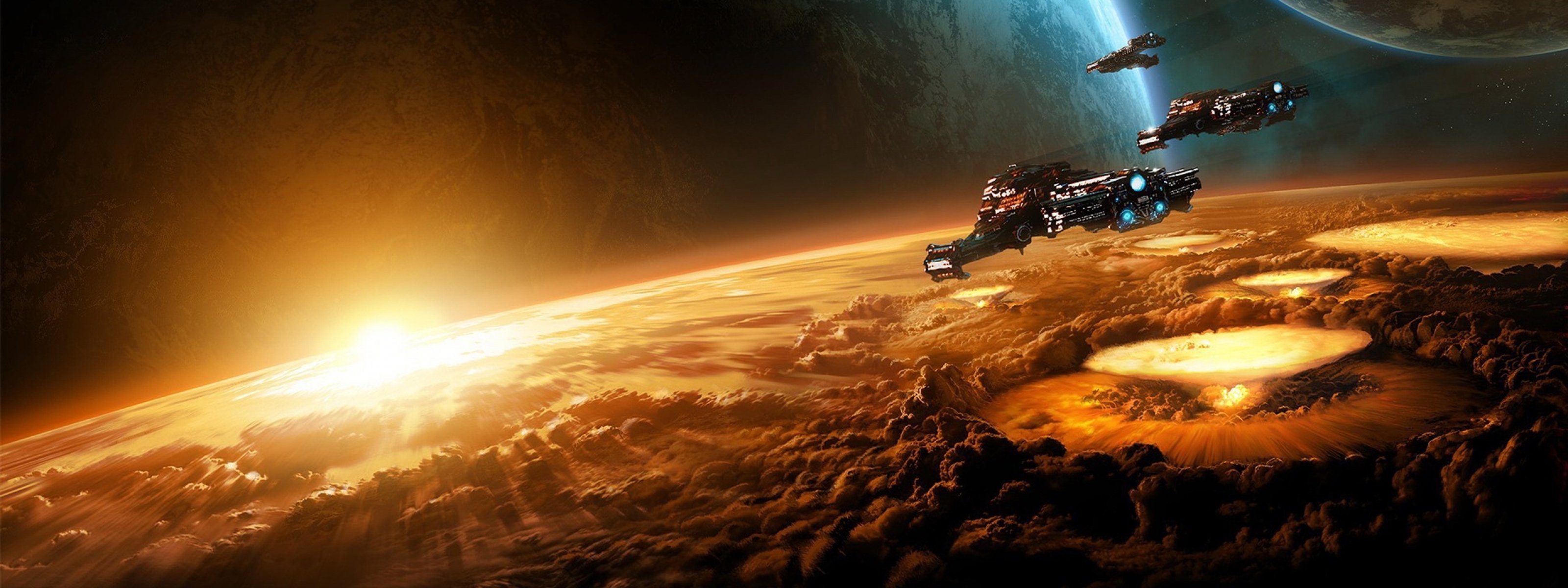 multi, Monitor, Dual, Screen, Widescreen Wallpaper