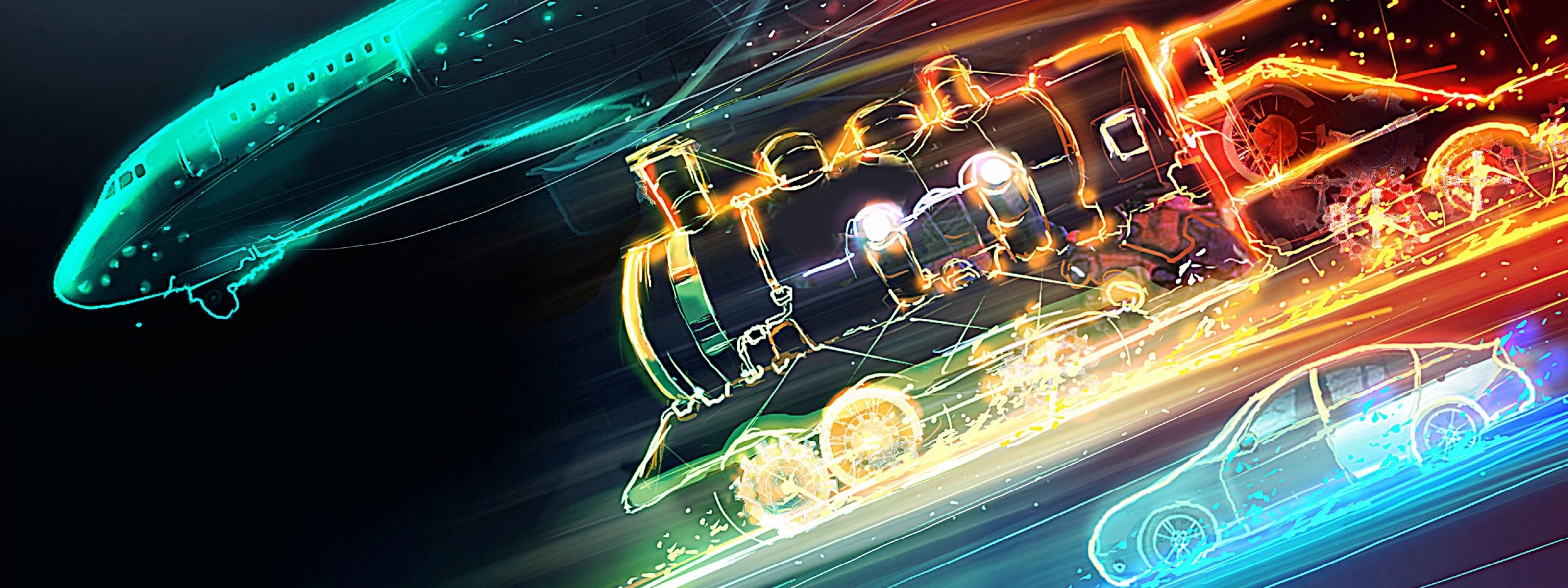 multi, Monitor, Dual, Screen, Widescreen Wallpaper