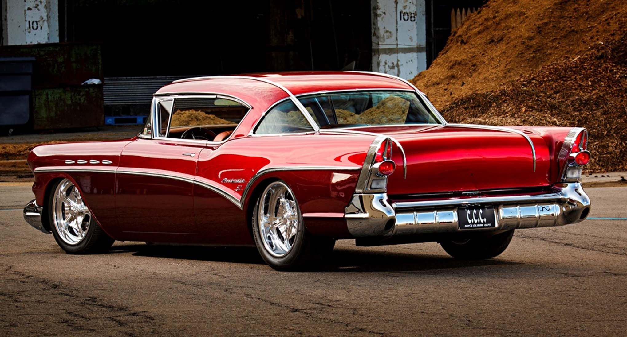 1957, Buick, Heads, Cars, Coupe, Modified, Red Wallpaper