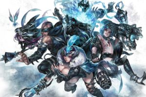 animal, Ears, Breasts, Cleavage, Emilia, Leblanc, Flat, Chest, Gun, League, Of, Legends, Lee, Sin, Lulu, Male, Skirt, Staff, Tattoo, Thighhighs, Thresh, Weapon