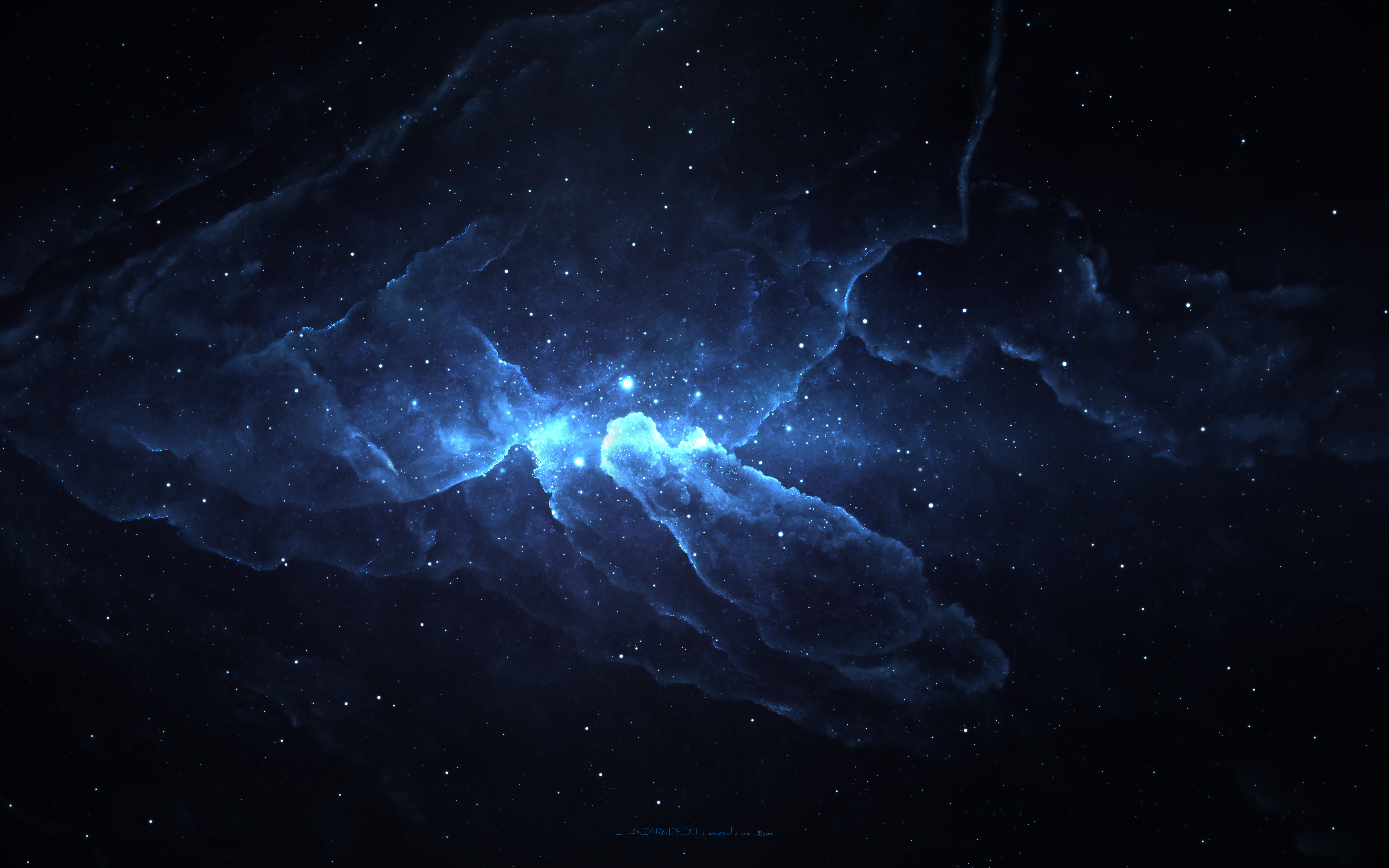 atlantis, Nebula, 4, By, Starkiteckt Wallpaper