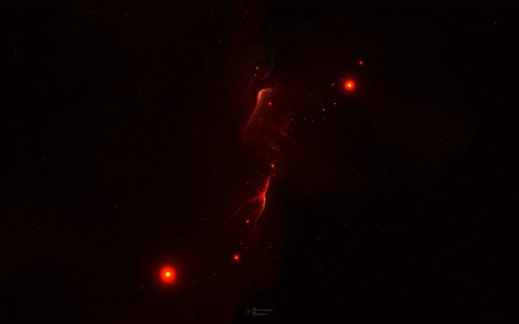 red, Flame, Nebula, By, Starkiteckt HD Wallpaper Desktop Background