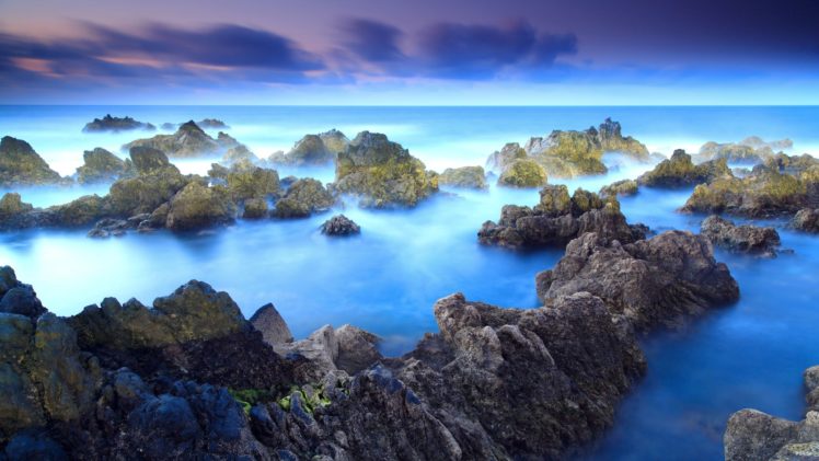 ocean, Sea, Rocks, Stones HD Wallpaper Desktop Background