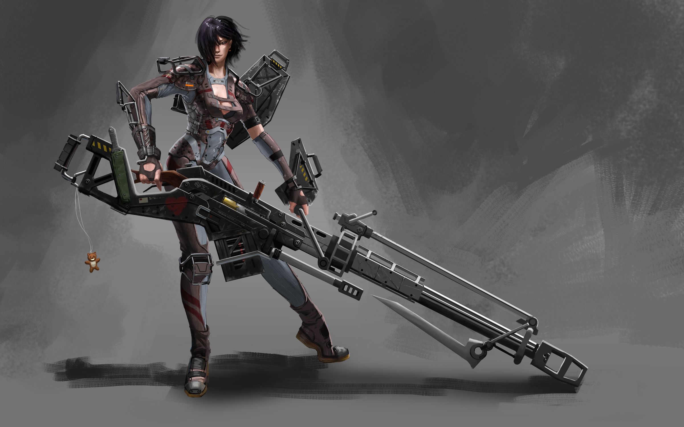 warriors, Fantasy, Girls, Warrior, Weapons, Guns, Sniper, Snipers Wallpaper