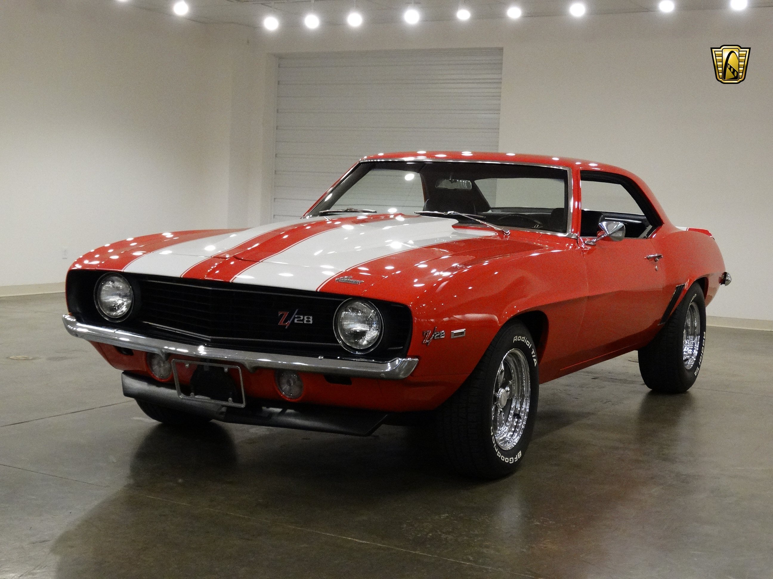 1969, Chevrolet, Camaro, Coupe, Red, Z28 Wallpaper
