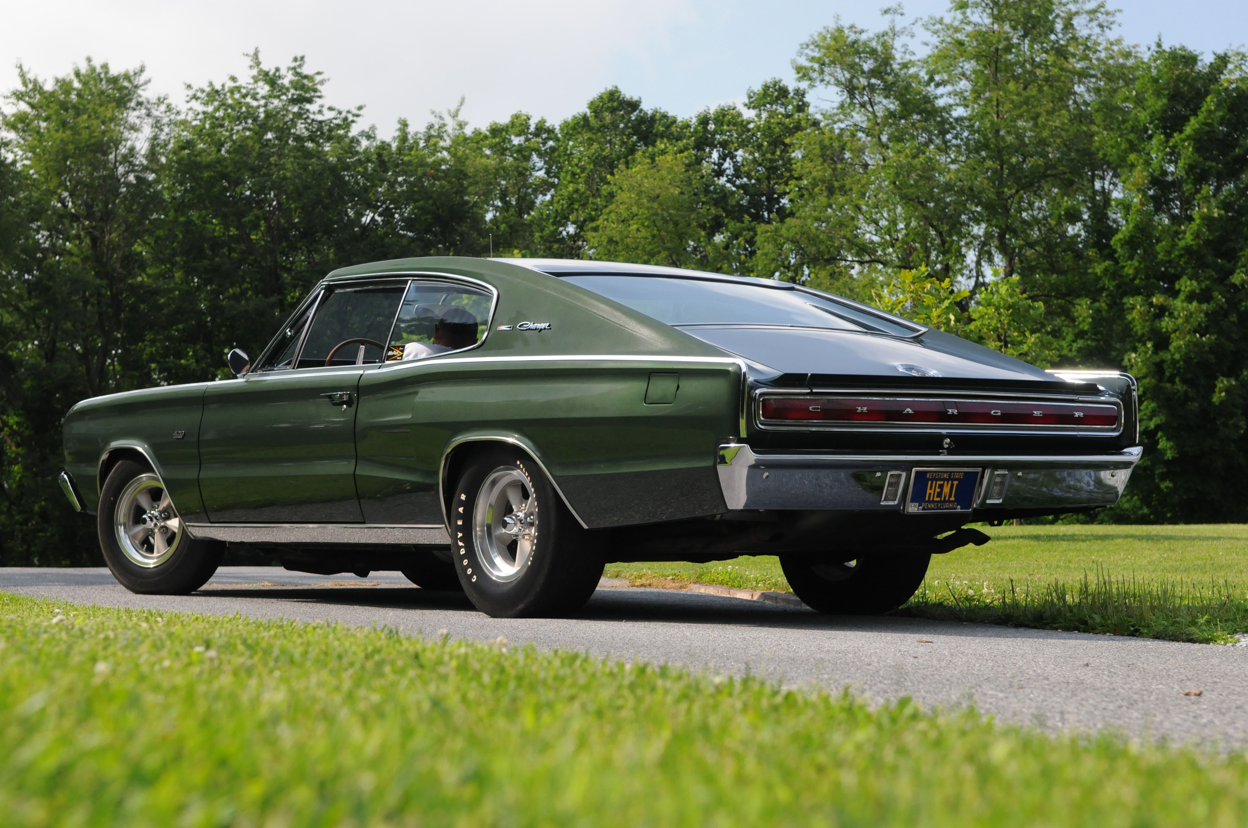1966, Dodge, Charger, Hemi, Coupe, Cars Wallpaper