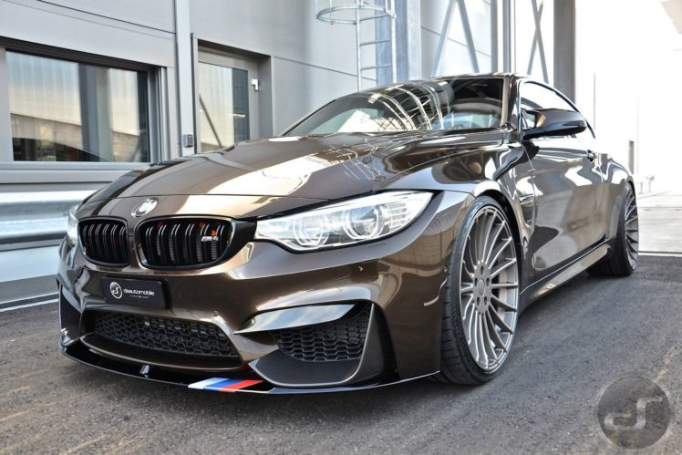 bmw m4, Coupe, Pyrite, Brown, M performance, Cars, 2015 HD Wallpaper Desktop Background