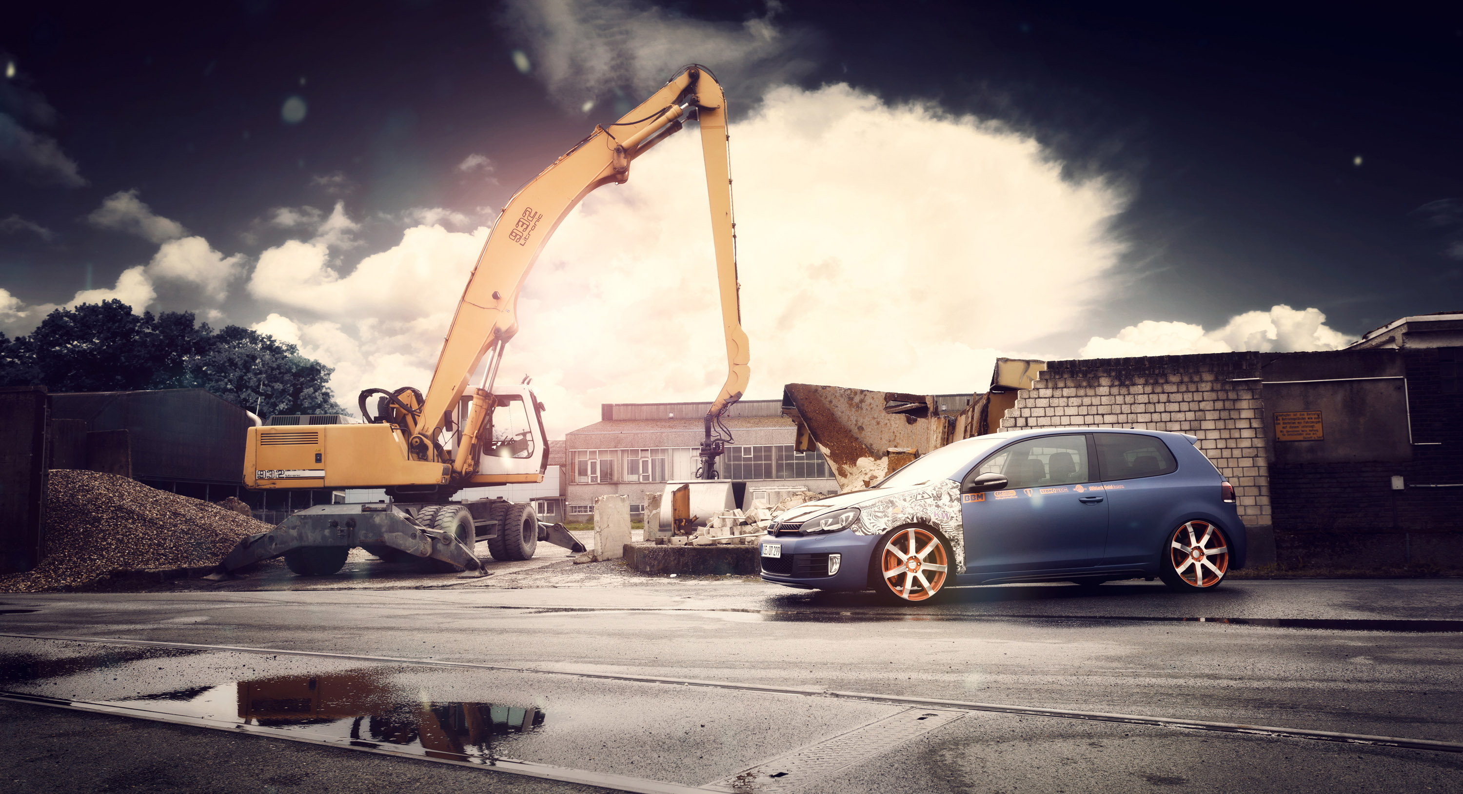 2012, Bbm motorsport, Volkswagen, Golf, Vi, Tuning Wallpaper