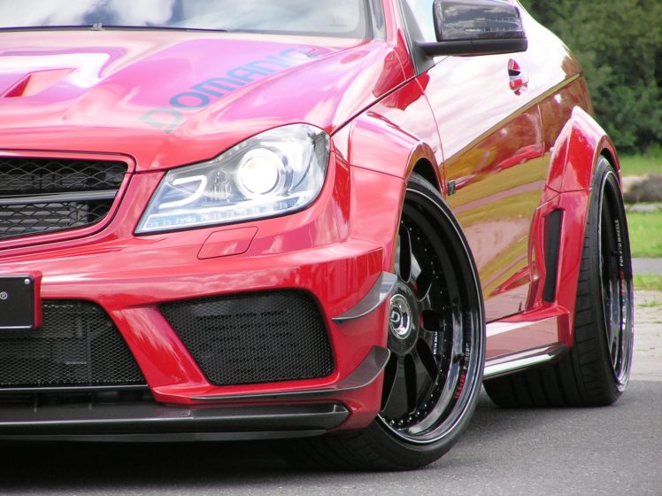 2012, Domanig, Mercedes, Benz, C63, Amg, Tuning, Wheel, Wheels HD Wallpaper Desktop Background
