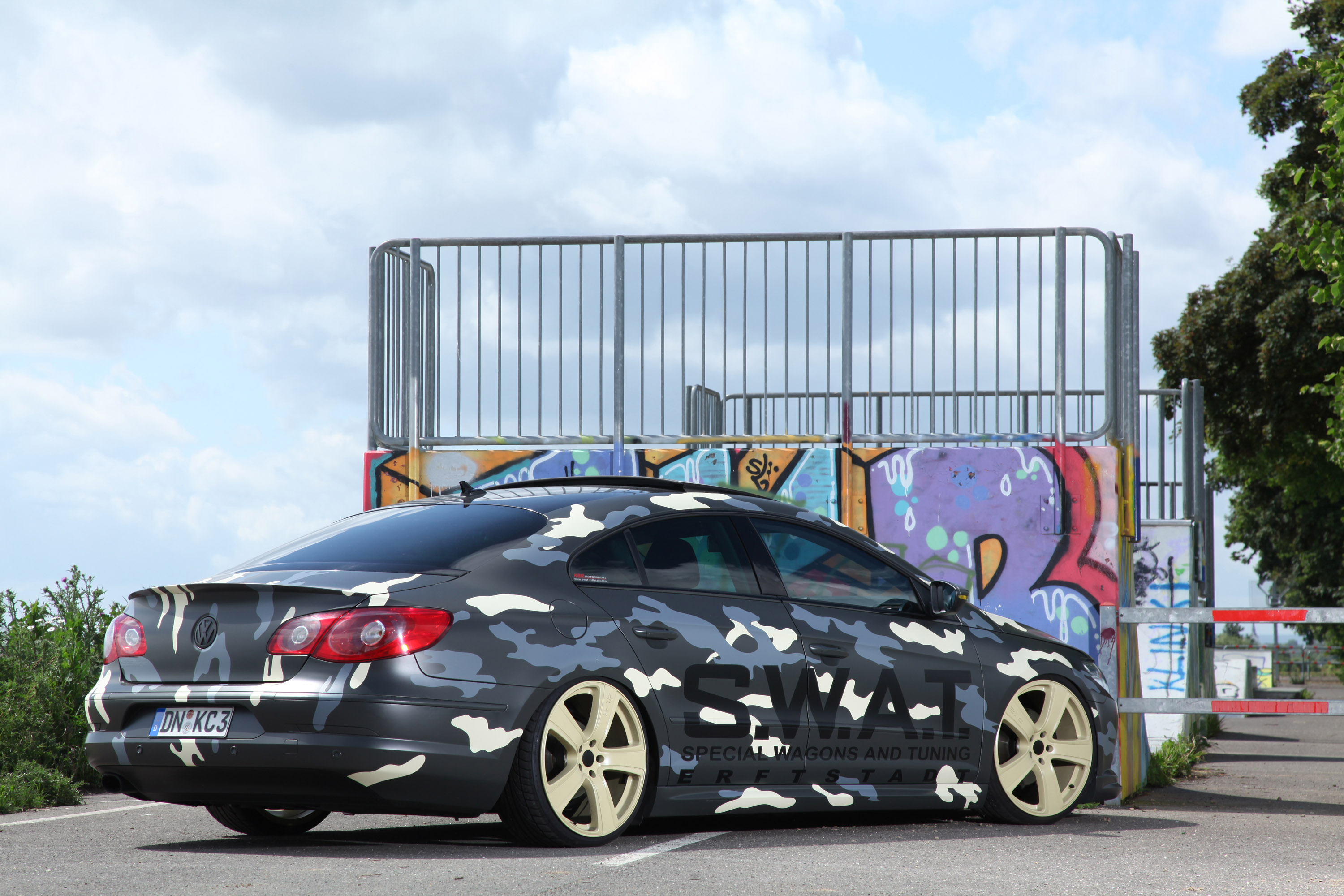 2012, Kbr, Motorsport, Volkswagen, Passat, Tuning, Camo Wallpaper