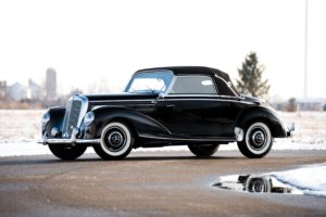 1952, Mercedes, Benz, 220, Cabriolet, A, W187, Luxury, Retro