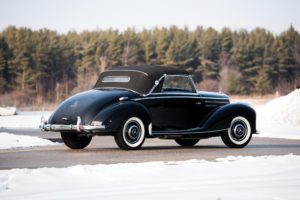 1952, Mercedes, Benz, 220, Cabriolet, A, W187, Luxury, Retro