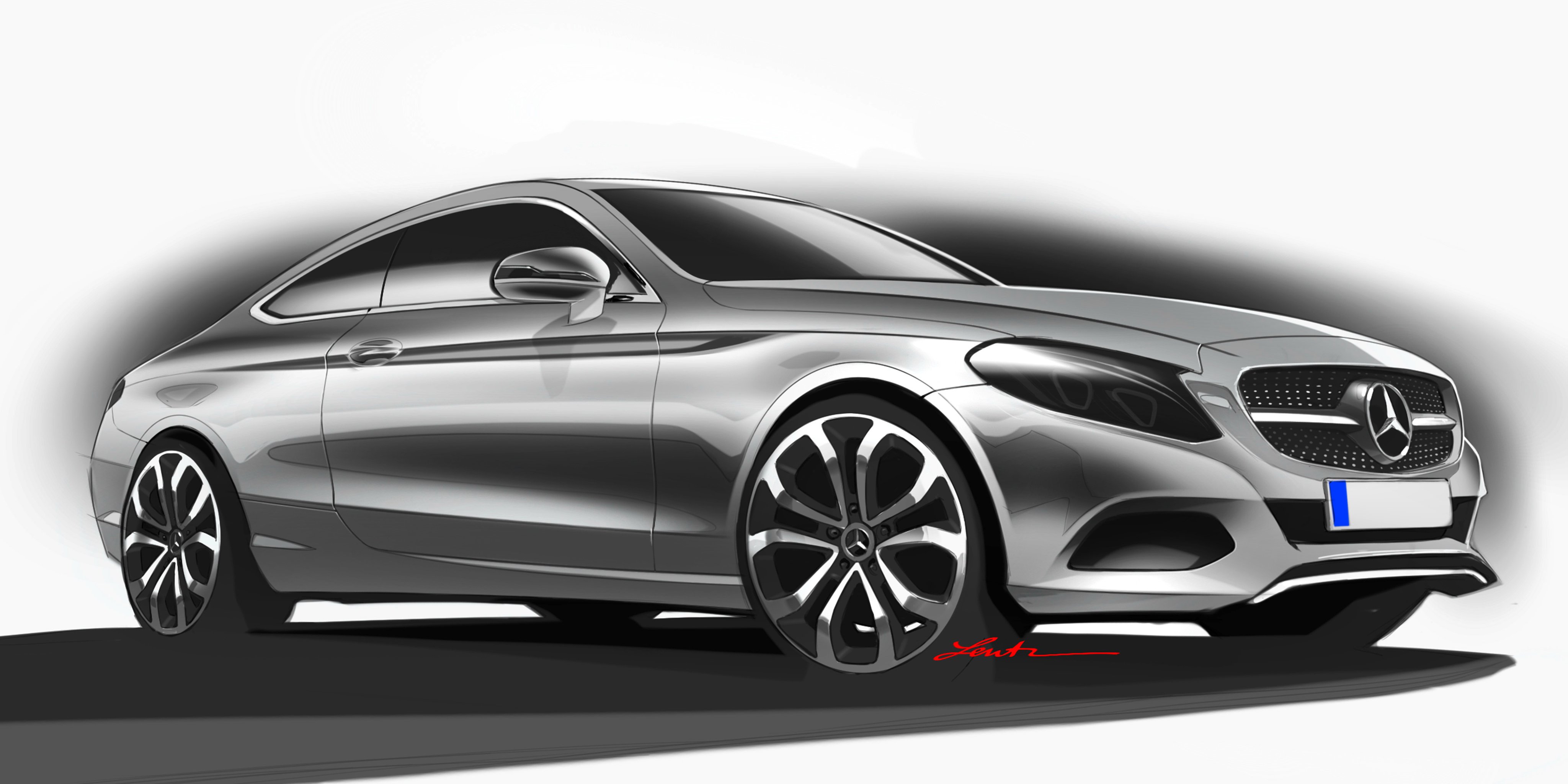 2017, Mercedes, Benz, C klasse, Coupe, C205 Wallpaper