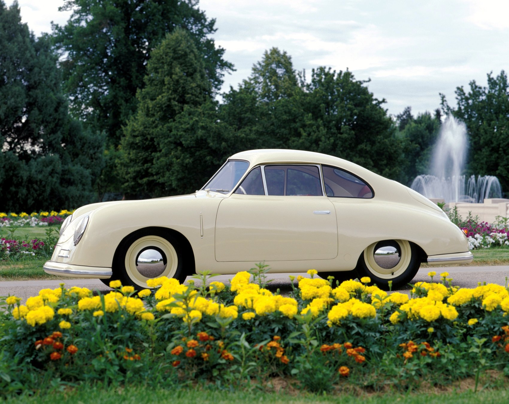 1948 51, Porsche, 356, 2, Gmund, Coupe, Retro Wallpaper