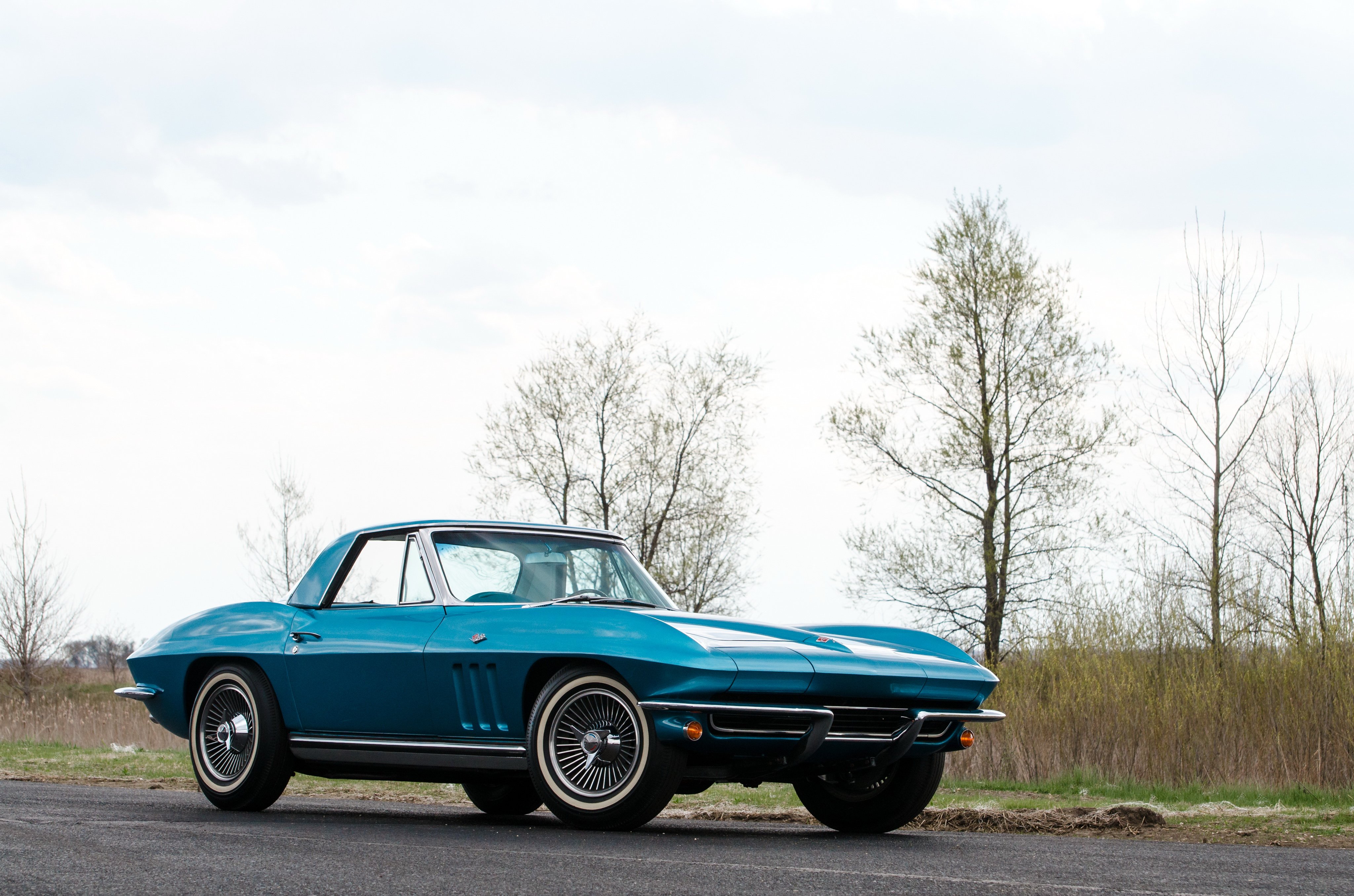 1965, Chevrolet, Corvette, Sting, Ray, 327, Convertible, Muscle, Supercar, Classic, Stingray Wallpaper