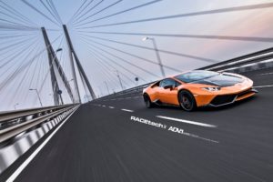 adv1, Wheels, Lamborghini, Huracan, Cars, Orange, Modified