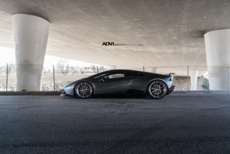 adv1, Wheels, Lamborghini, Huracan, Cars, Grey, Dark, Modified HD Wallpaper Desktop Background