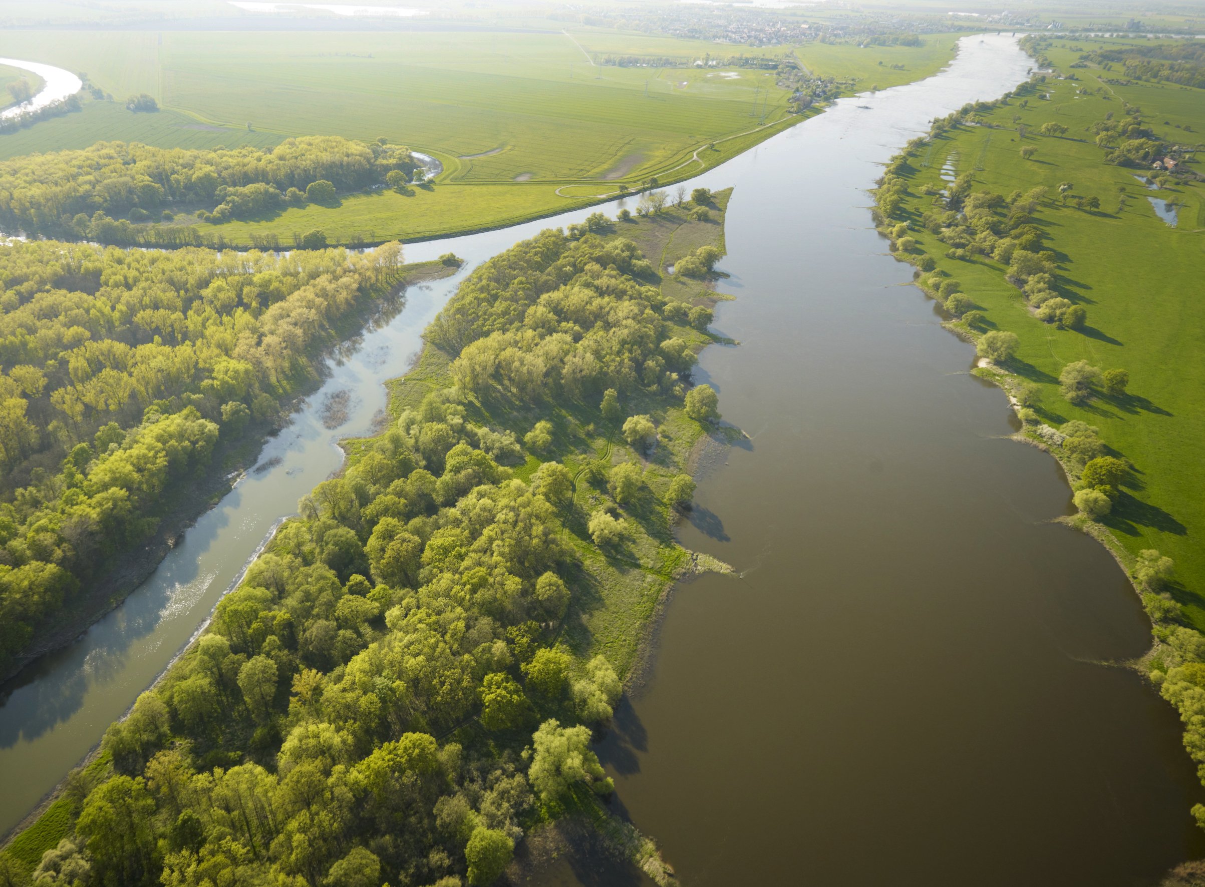 rio, Afruente, Desembocadura, Naturaleza Wallpaper