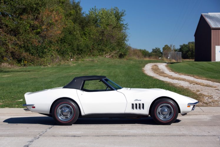 1969, Corvette, Stingray, L71, 427, 435hp, Convertible, Supercar, Muscle, Classic, Sting, Ray HD Wallpaper Desktop Background