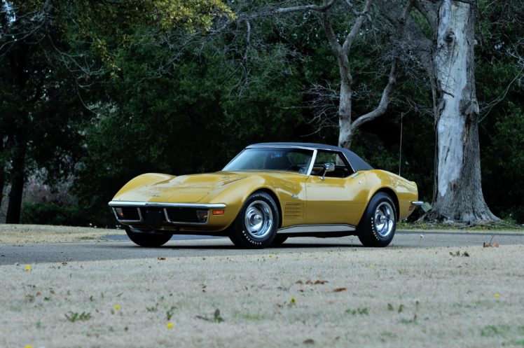 1971, Chevrolet, Corvette, Stingray, Ls6, 454, 425hp, Convertible, Supercar, Muscle, Classic, Sting, Ray HD Wallpaper Desktop Background