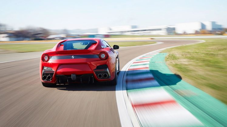 2016, Cars, Coupe, F12tdf, Ferrari, Red HD Wallpaper Desktop Background