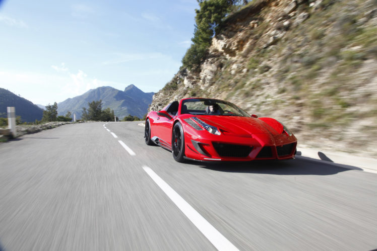 2012, Mansory, Ferrari, 458, Spyder, Monaco, Supercar, Supercars HD Wallpaper Desktop Background