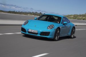 2016, Porsche, 911,  991 , Carrera, Coupe, Blue, Cars