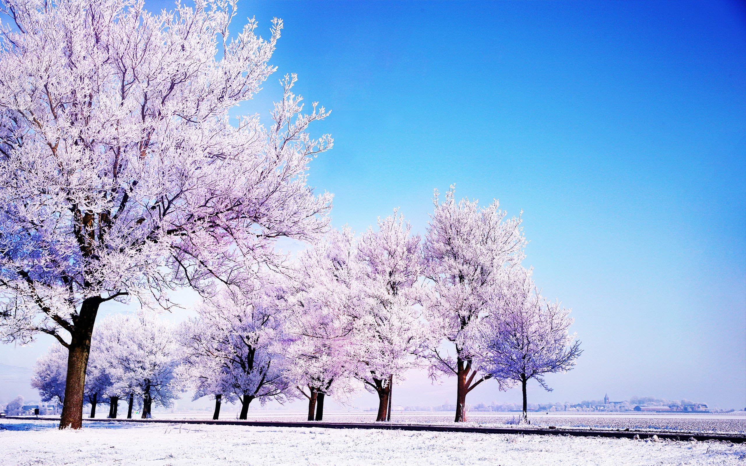winter, Snow, Landscape, Nature Wallpaper
