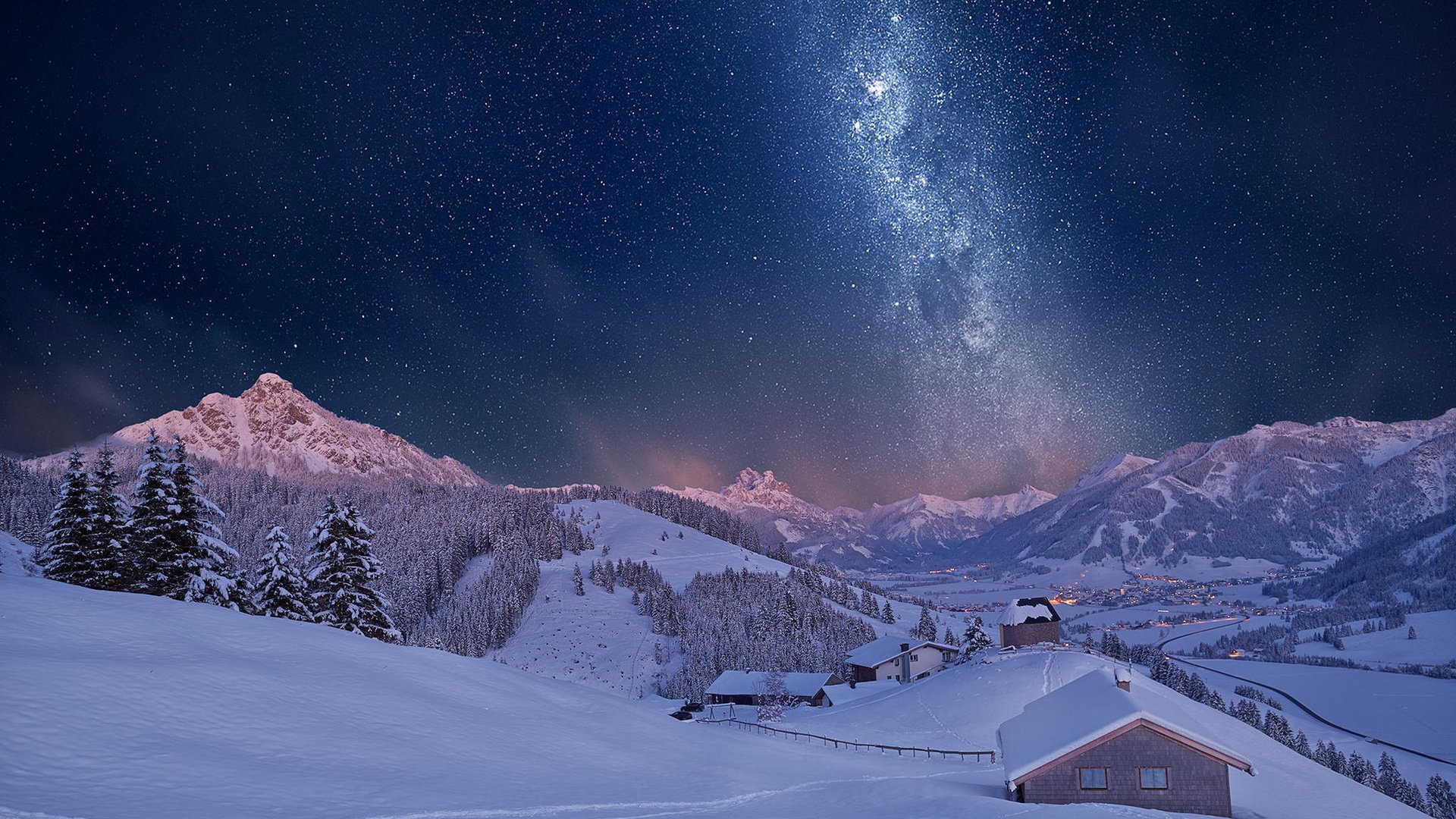 winter, Snow, Landscape, Nature Wallpaper