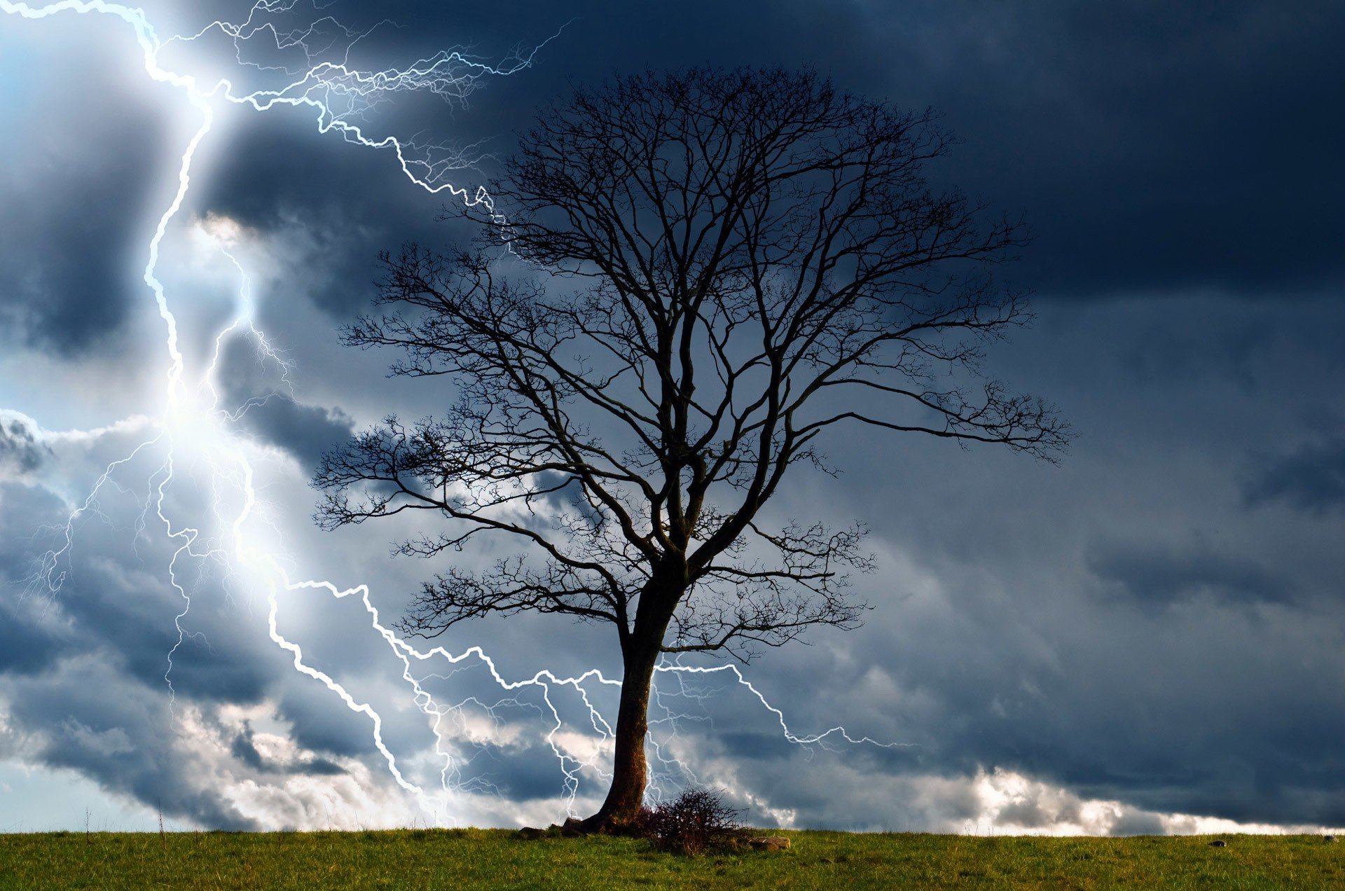 storm, Weather, Rain, Sky, Clouds, Nature, Lightning Wallpaper