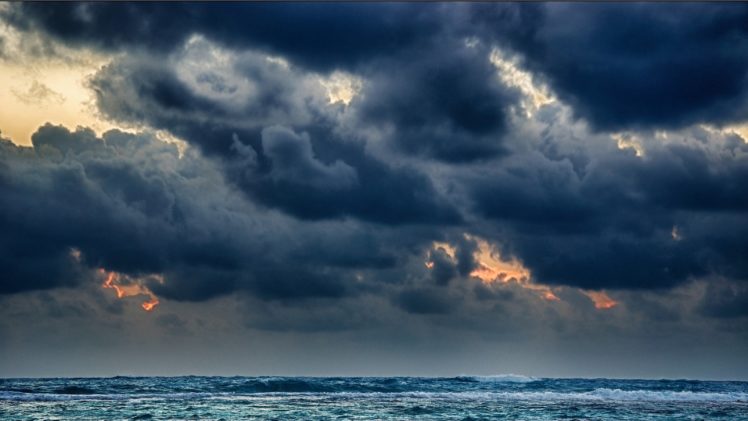 storm, Weather, Rain, Sky, Clouds, Nature, Sea, Ocean Wallpapers HD /  Desktop and Mobile Backgrounds