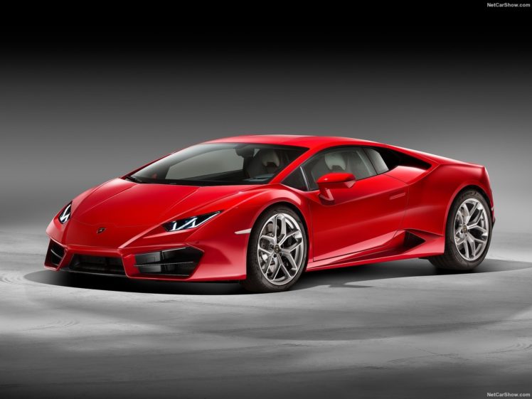 lamborghini, Huracan, Lp580 2, Cars, Supercars, Red, 2016 HD Wallpaper Desktop Background