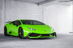 2016, Lamborghini, Huracan, Akrapovic, Exhaust, Green, Cars
