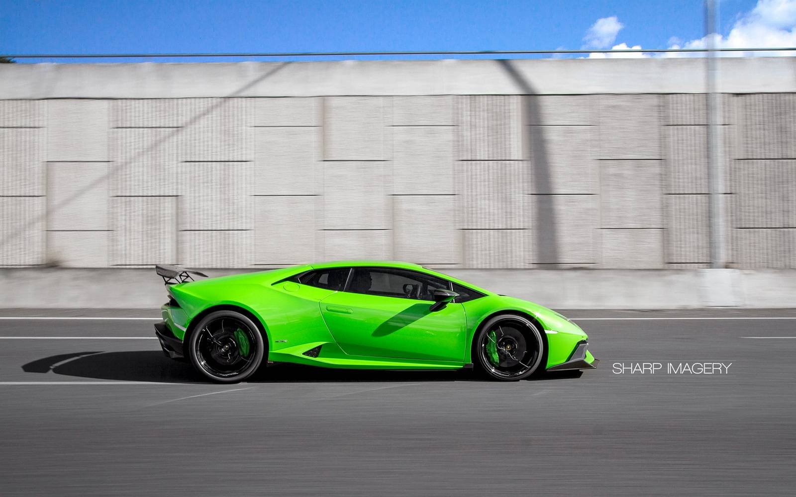 2016, Lamborghini, Huracan, Akrapovic, Exhaust, Green, Cars Wallpaper