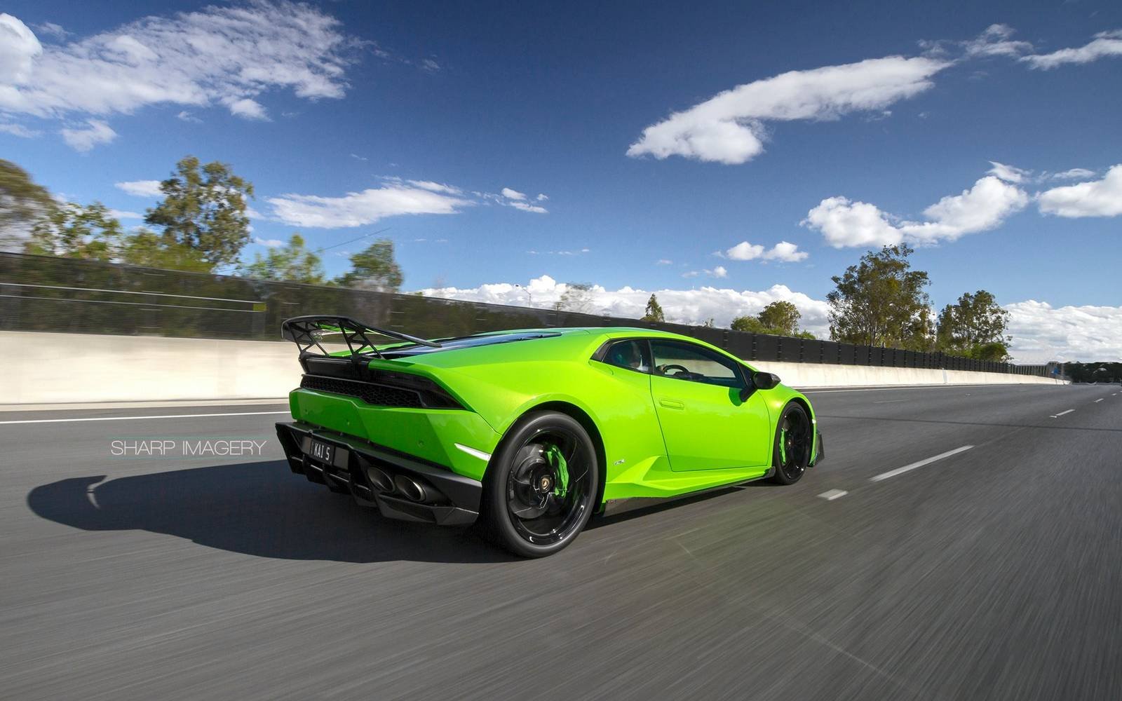 2016, Lamborghini, Huracan, Akrapovic, Exhaust, Green, Cars Wallpaper