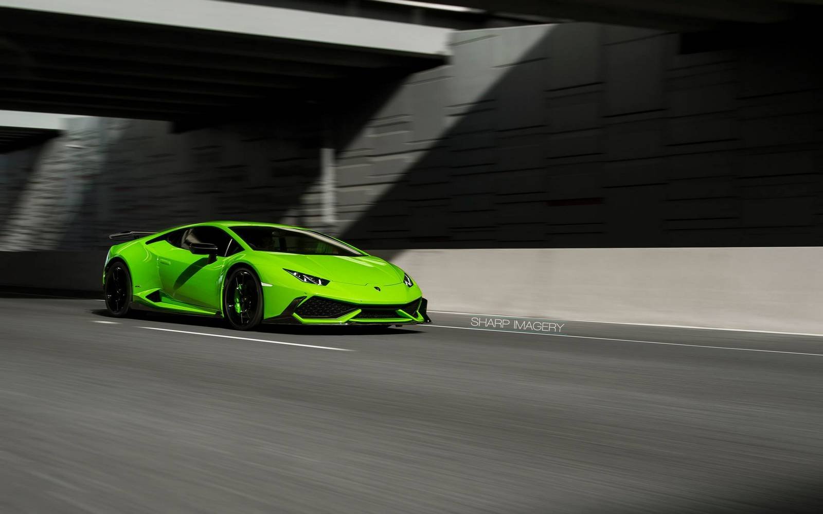 2016, Lamborghini, Huracan, Akrapovic, Exhaust, Green, Cars Wallpaper