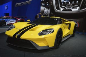 2016, Ford gt, Concept, Cars, Coupe, Yellow, Livery