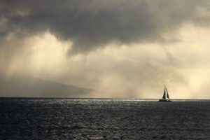 storm, Weather, Rain, Sky, Clouds, Nature, Sea, Ocean, Waves, Sailing, Boat, Ship