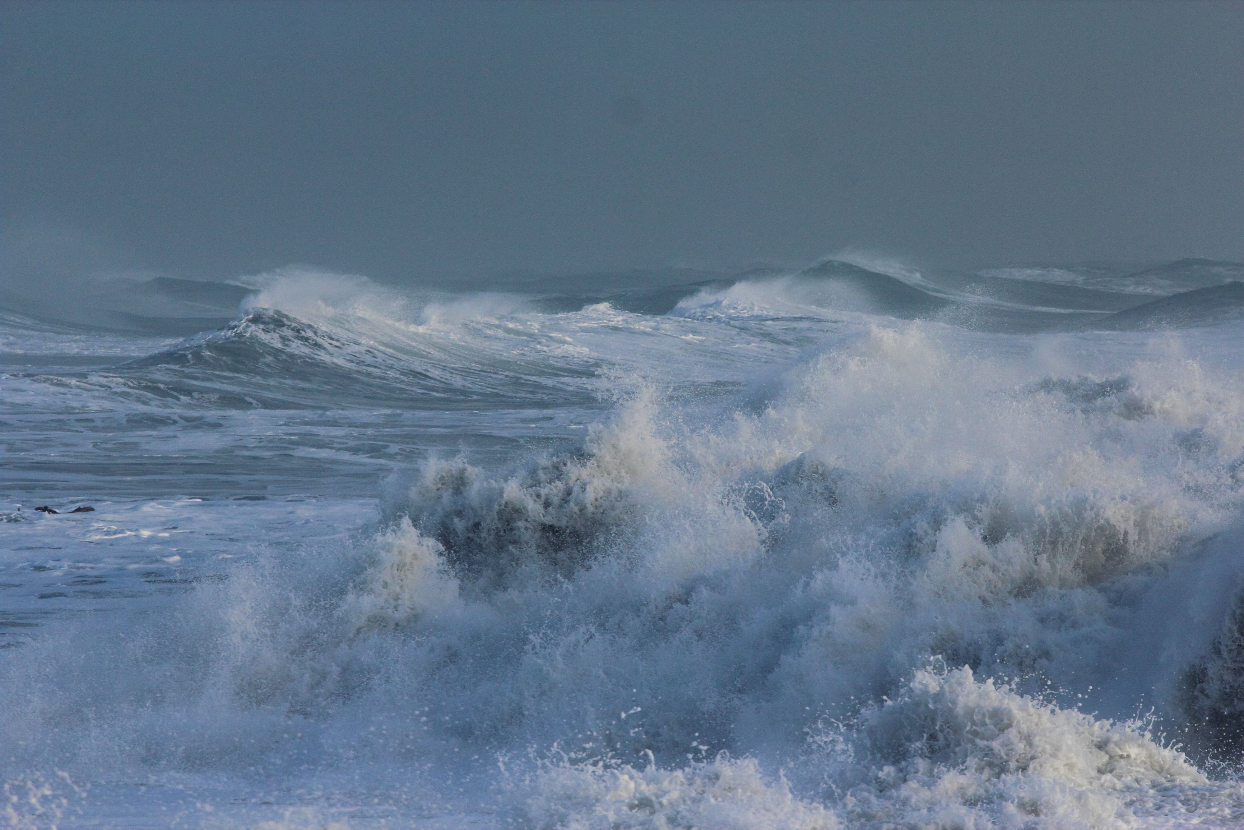 storm, Weather, Rain, Sky, Clouds, Nature, Sea, Ocean, Waves Wallpaper