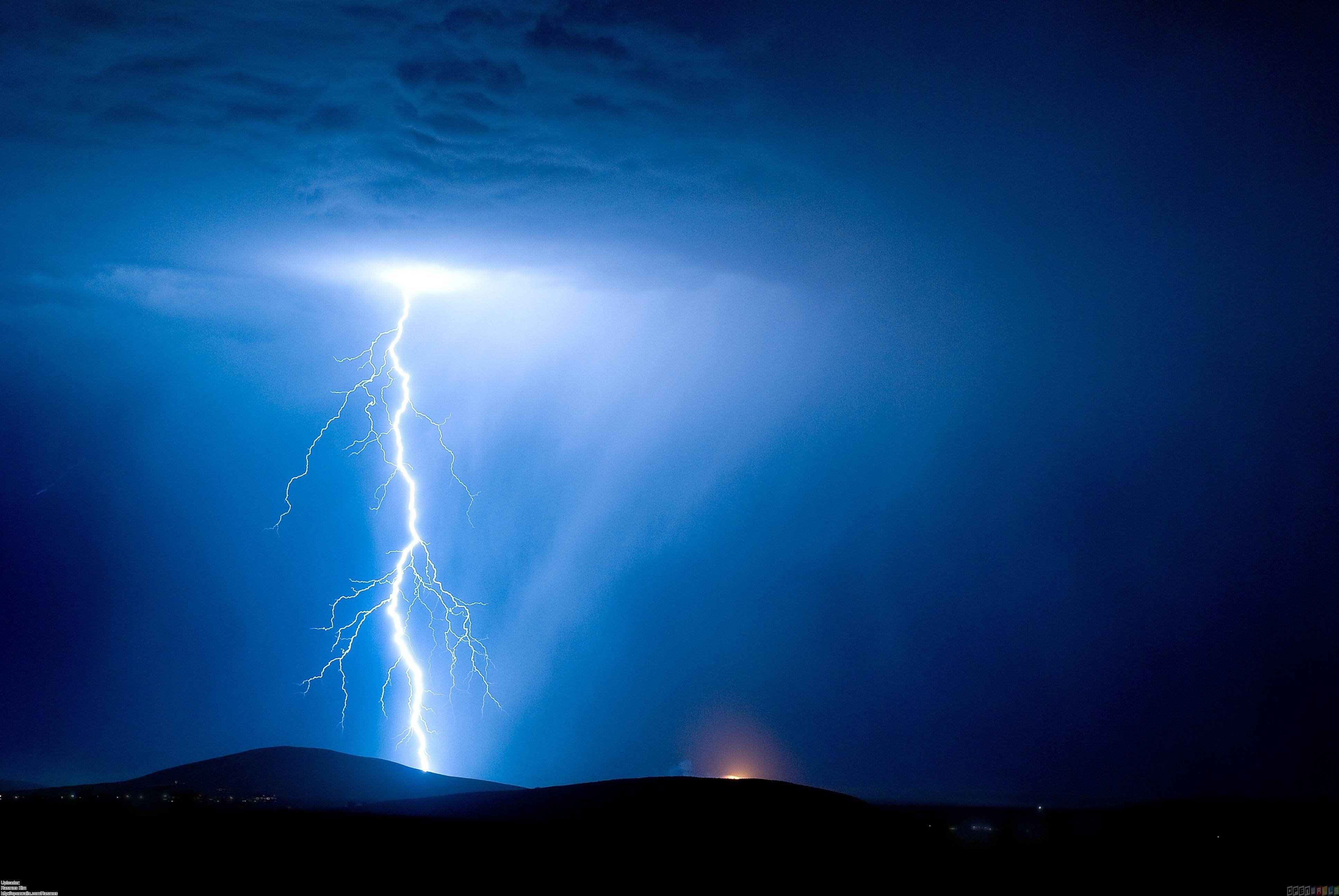 storm, Weather, Rain, Sky, Clouds, Nature, Lightning Wallpaper