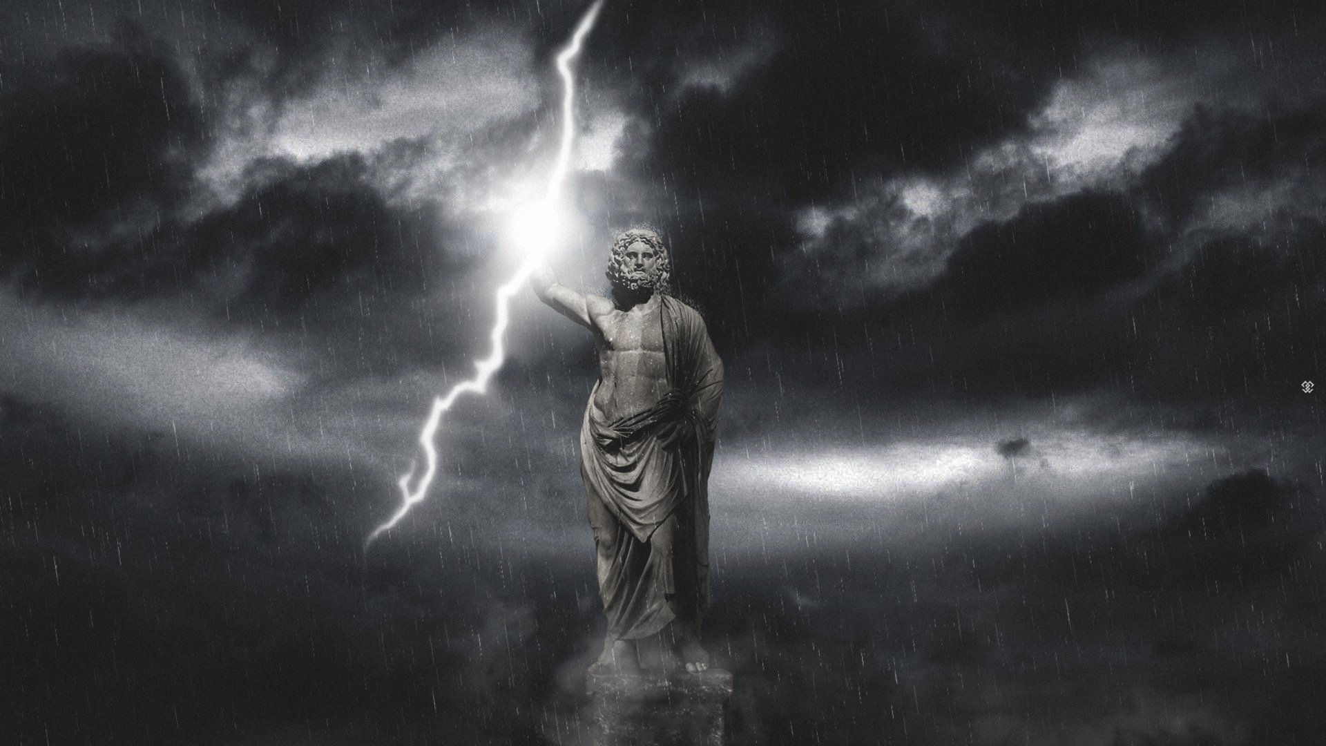 storm, Weather, Rain, Sky, Clouds, Nature, Lightning, Gods, God, Zeus, Fantasy Wallpaper