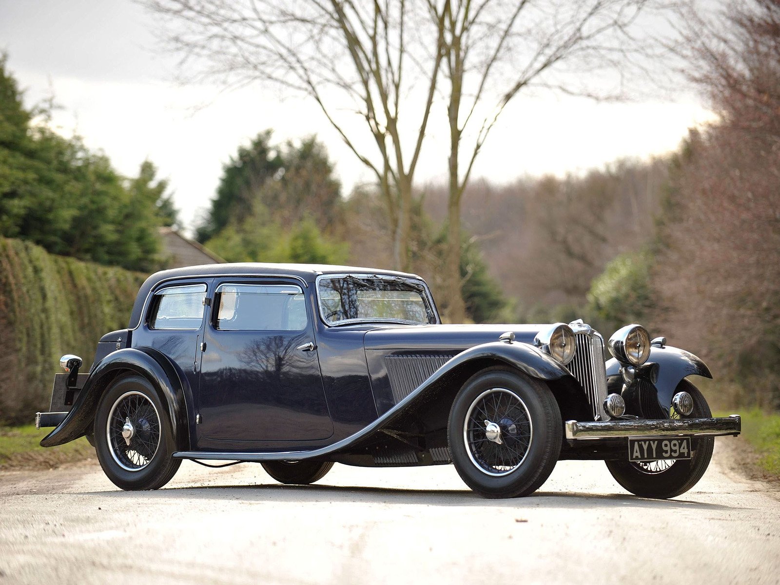 1932 36, Jaguar, Ss1, Coupe, Luxury, Tertro, Vintage Wallpaper