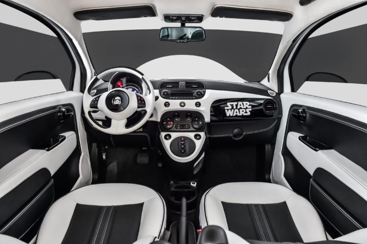 2015, Fiat, 500e, Stormtrooper, F f, Concept HD Wallpaper Desktop Background