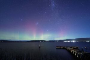 aurora, Borealis, Northern, Lights, Night, Stars, Lakes, Dock, Sky