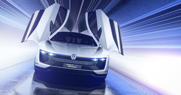 2015, Volkswagen, Golf, Gte, Sport, Concept HD Wallpaper Desktop Background