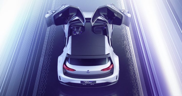 2015, Volkswagen, Golf, Gte, Sport, Concept HD Wallpaper Desktop Background